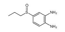 4-(1-propylsulfinyl)-1,2-diaminobenzene结构式