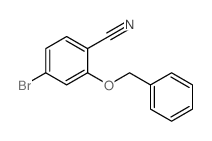 2-(BENZYLOXY)-4-BROMOBENZONITRILE Structure