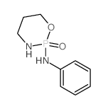 2-oxo-N-phenyl-1-oxa-3-aza-2$l^C9H13N2O2P-phosphacyclohexan-2-amine结构式