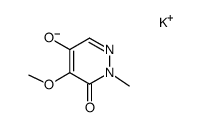 potassium salt of 1-methyl-5-methoxy-6-oxo-1H-pyridazine-4-ol Structure