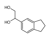 1-(2,3-dihydro-1H-inden-5-yl)ethane-1,2-diol Structure