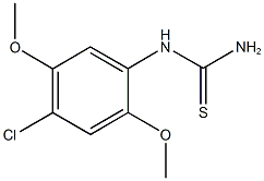 N-(4-Chloro-2,5-dimethoxyphenyl)thiourea结构式