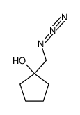 1-(azidomethyl)cyclopentan-1-ol Structure