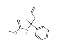 methyl (2-phenylpent-4-en-2-yl)carbamate Structure