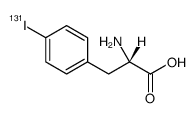 4-(131I)Iodo-L-phenylalanine Structure