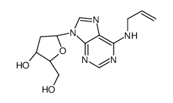 (2R,3S,5R)-2-(hydroxymethyl)-5-[6-(prop-2-enylamino)purin-9-yl]oxolan-3-ol Structure