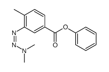 phenyl 3-(dimethylaminodiazenyl)-4-methylbenzoate Structure