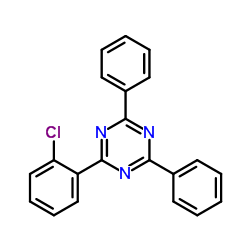 2-(2-氯苯基)-4,6-二苯基-1,3,5-三嗪结构式