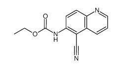 6-ethoxycarbonylaminoquinoline-5-carbonitrile Structure