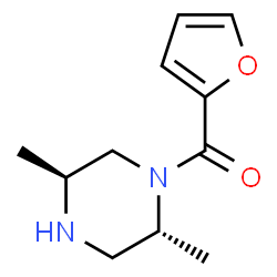 Piperazine, 1-(2-furanylcarbonyl)-2,5-dimethyl-, trans- (9CI) picture