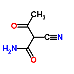 Butanamide, 2-cyano-3-oxo- (9CI) structure