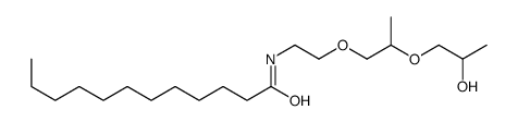 N-[2-[2-(2-hydroxypropoxy)propoxy]ethyl]dodecanamide Structure