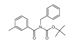 N-benzyl-N-Boc-m-methyl benzamide Structure