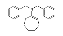 N,N-dibenzylcyclohepten-1-amine结构式