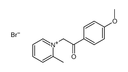 1-(4-methoxyphenyl)-2-(2-methylpyridin-1-ium-1-yl)ethanone,bromide结构式