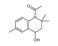 1-(4-hydroxy-2,2,6-trimethyl-3,4-dihydroquinolin-1-yl)ethanone Structure