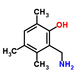 2-(Aminomethyl)-3,4,6-trimethylphenol结构式