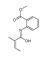 methyl (E)-2-[(2-methyl-1-oxo-2-butenyl)amino]benzoate结构式