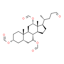 3,7,12-triformoxycholan-24-al结构式