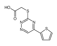 Acetic acid, 2-[[5-(2-thienyl)-1,2,4-triazin-3-yl]thio] picture