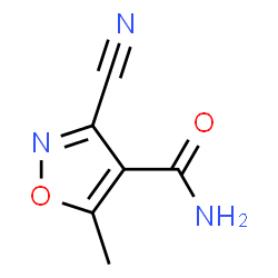 4-Isoxazolecarboxamide,3-cyano-5-methyl- structure