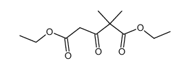 diethyl 2,2-dimethyl-3-oxopentanedioate Structure