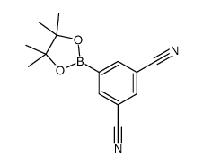 5-(4,4,5,5-四甲基-1,3,2-二氧硼杂环戊烷-2-基)间苯二甲腈结构式