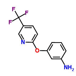 3-{[5-(Trifluoromethyl)-2-pyridinyl]oxy}aniline结构式