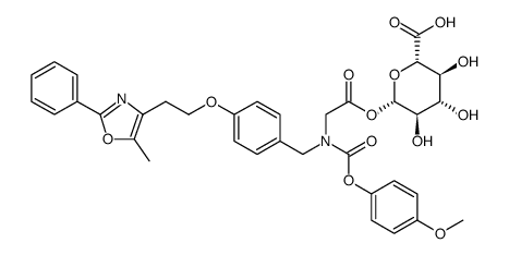 Muraglitazar Acyl--D-glucuronide structure