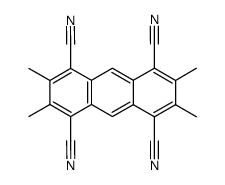 2,3,6,7-tetramethylanthracene-1,4,5,8-tetracarbonitrile结构式