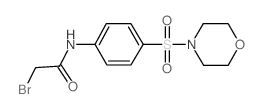 2-Bromo-N-[4-(4-morpholinylsulfonyl)phenyl]-acetamide Structure