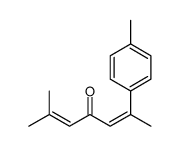 2-methyl-6-(4-methylphenyl)hepta-2,5-dien-4-one Structure