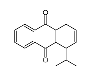 1-propan-2-yl-1,4,4a,9a-tetrahydroanthracene-9,10-dione Structure