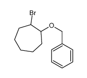 1-bromo-2-phenylmethoxycycloheptane结构式