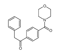 1-[4-(morpholine-4-carbonyl)phenyl]-2-phenylethanone结构式