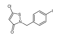 5-chloro-2-[(4-iodophenyl)methyl]-1,2-thiazol-3-one结构式