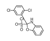 2-(2,5-dichlorophenyl)-3H-1,3-benzoxazole-2-sulfonyl chloride结构式