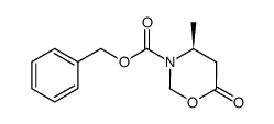 phenylmethyl (4S)-4-methyl-6-oxo-1,3-oxazinane-3-carboxylate Structure