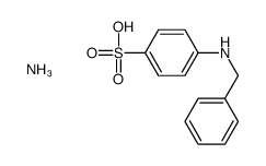 ammonium 4-[benzylamino]benzenesulphonate structure