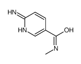 3-Pyridinecarboxamide,6-amino-N-methyl-(9CI) Structure