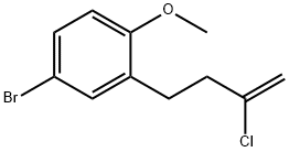 4-(5-Bromo-2-methoxyphenyl)-2-chloro-1-butene Structure