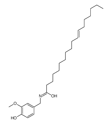 (Z)-N-[(4-hydroxy-3-methoxyphenyl)methyl]octadec-11-enamide Structure