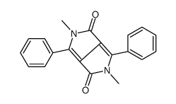 2,5-dimethyl-1,4-diphenylpyrrolo[3,4-c]pyrrole-3,6-dione Structure