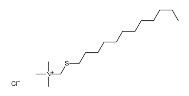 dodecylsulfanylmethyl(trimethyl)azanium,chloride Structure