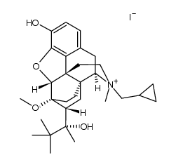 Buprenorphine methiodide Structure