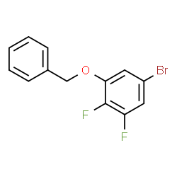 1-Bromo-3-benzyloxy-4,5-difluorobenzene Structure