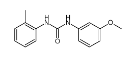 N-(3-methoxyphenyl)-N'-(2-methylphenyl)urea Structure