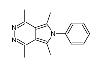 1,4,5,7-tetramethyl-6-phenyl-6H-pyrrolo[3,4-d]pyridazine Structure