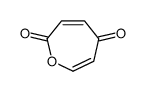 2,5-Oxepindione(9CI) Structure