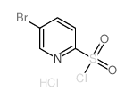 5-Bromopyridine-2-sulfonylchloride,HCl Structure